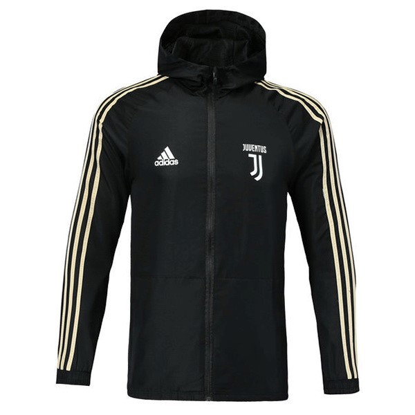 Windjacke Juventus 2018-19 Schwarz Fussballtrikots Günstig